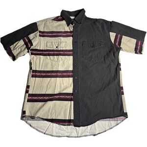 Vintage Wrangler SS X-Long Tails Western Button Front Shirt Sz 16.5 Mens